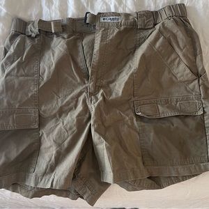 Olive Green Columbia PFG Shorts